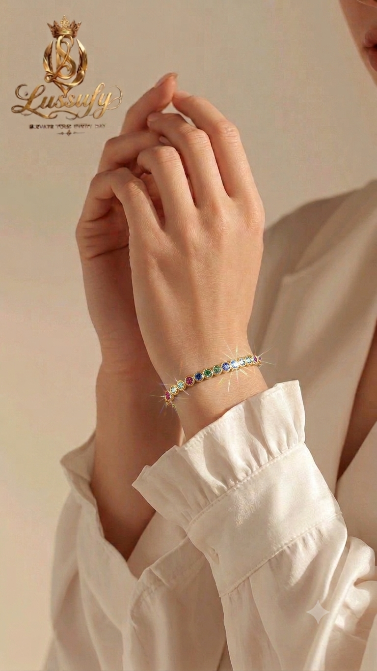 Rainbow Élan Diamond Bracelet
