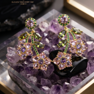 Luxury DC Flower Earrings