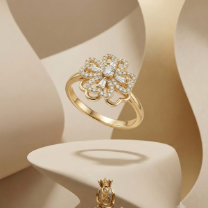 Signature Flower Finger Ring