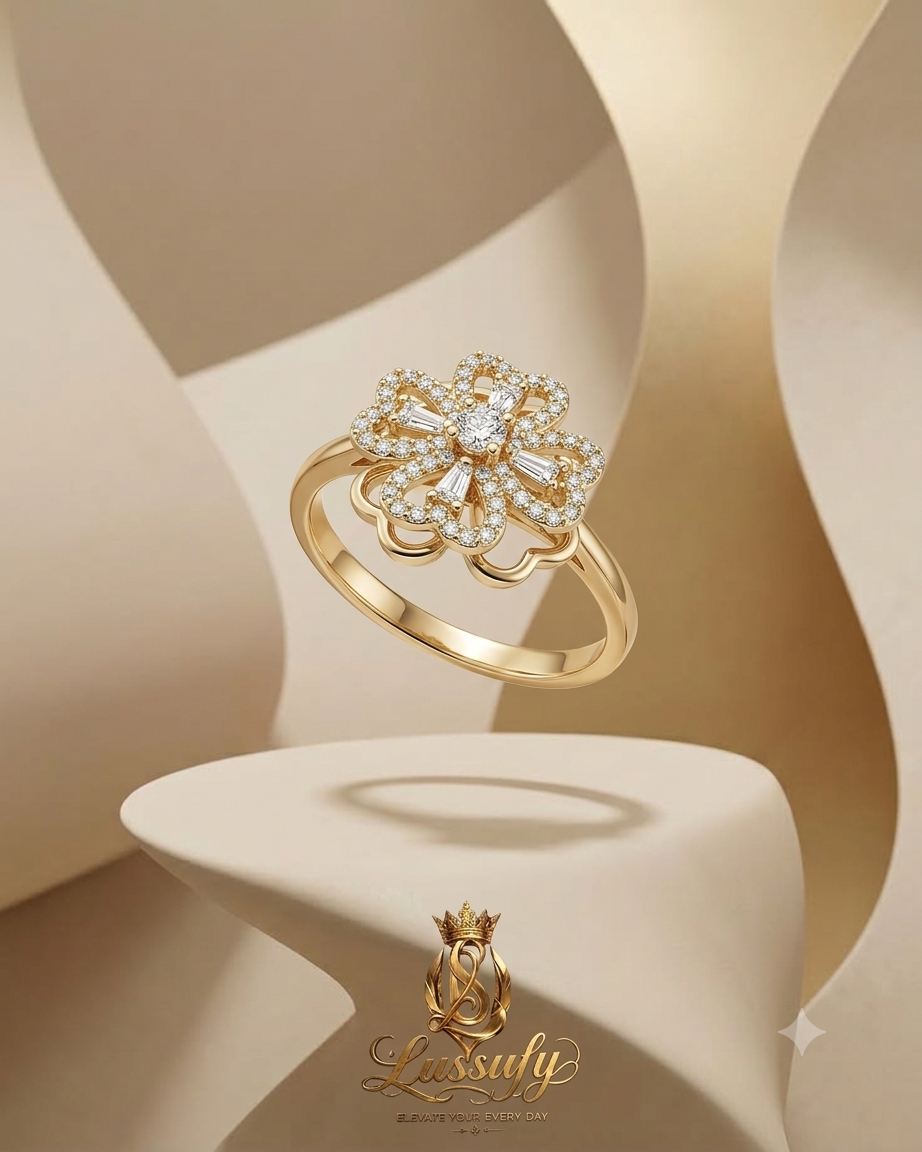 Signature Flower Finger Ring