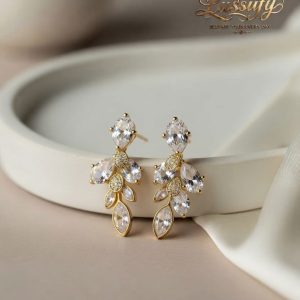 Luxe Blossom Cascade Earrings