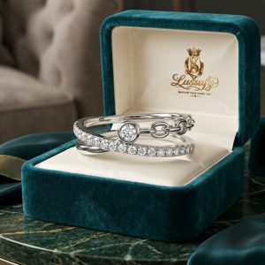 Luxe Infinity Halo Ring