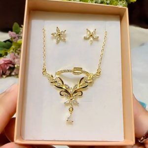 DC Floral Necklace combo Set