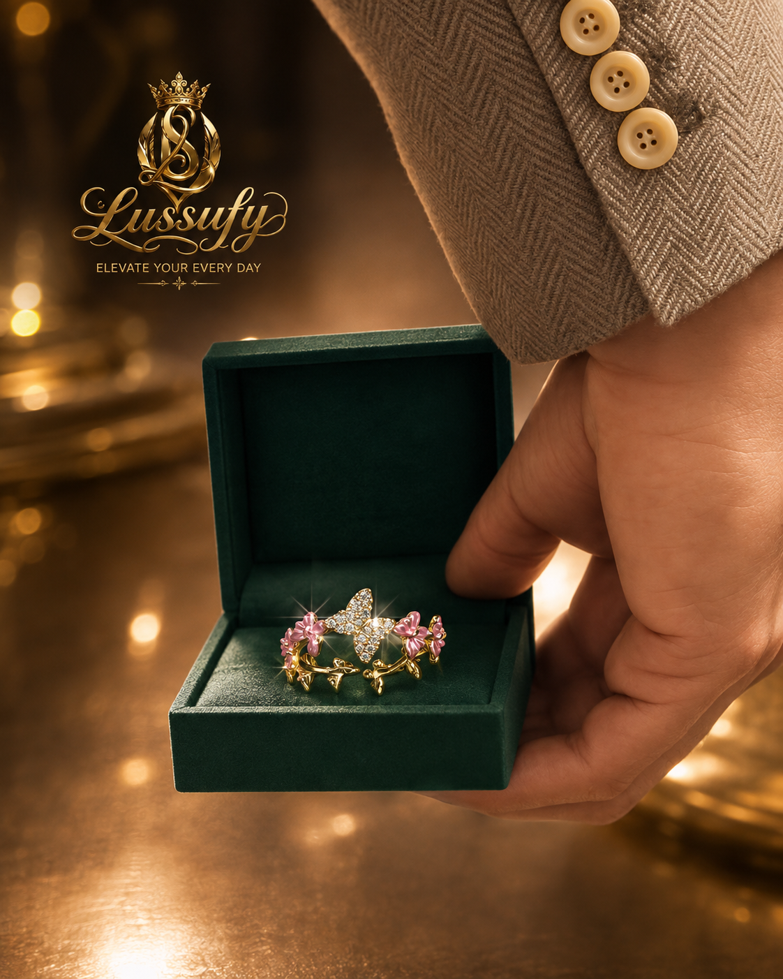 Lussufy Rosé Bloom Luxe Bracelet